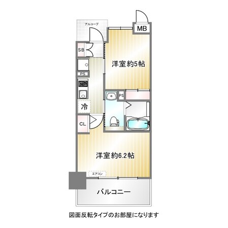 エステムプラザ神戸西Ⅴミラージュの物件間取画像